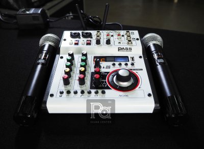 PASS AG 06 MIXER มิกเซอร์อนาลอก เอฟเฟคแท้ พร้อม ไมโครโฟนไร้สายคู่ ในตัว PASS AG 06 MIXER มิกเซอร์อนาลอก เอฟเฟคแท้ พร้อม ไมโครโฟนไร้สายคู่ ในตัว