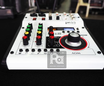 PASS AG 06 MIXER มิกเซอร์อนาลอก เอฟเฟคแท้ พร้อม ไมโครโฟนไร้สายคู่ ในตัว PASS AG 06 MIXER มิกเซอร์อนาลอก เอฟเฟคแท้ พร้อม ไมโครโฟนไร้สายคู่ ในตัว