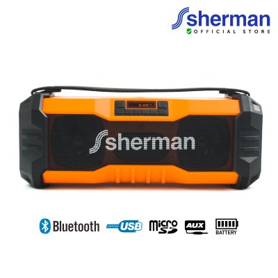 SHERMAN S-12 ลำโพงบลูทูธไร้สาย เชื่อมต่อลำโพงผ่าน Bluetooth