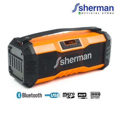 SHERMAN S-12 ลำโพงบลูทูธไร้สาย เชื่อมต่อลำโพงผ่าน Bluetooth