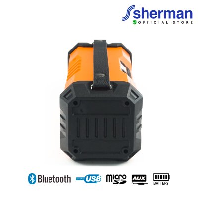 SHERMAN S-12 ลำโพงบลูทูธไร้สาย เชื่อมต่อลำโพงผ่าน Bluetooth