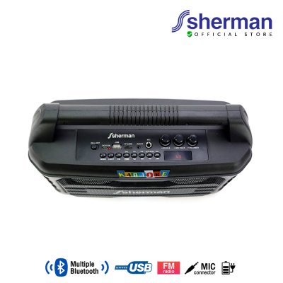 SHERMAN S-12 ลำโพงบลูทูธไร้สาย เชื่อมต่อลำโพงผ่าน BT Twin