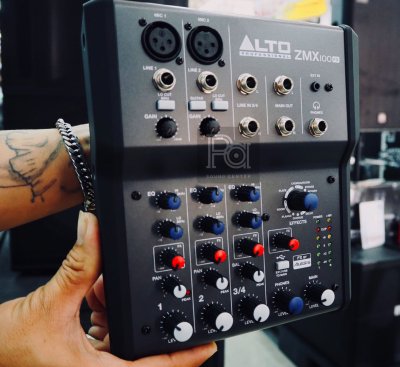 ALTO ZMX-100FX มิกเซอร์อนาลอก4 ชาแนล ขนาดเล็ก ฟังก์ชั่นจัดเต็ม มี USB Interface ในตัว