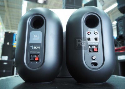 JBL 104B BTตู้ลำโพงมอนิเตอร์สตูดิโอ ขนาด 4.5 นิ้ว มีแอมป์ในตัว สีดำ Bluetooth