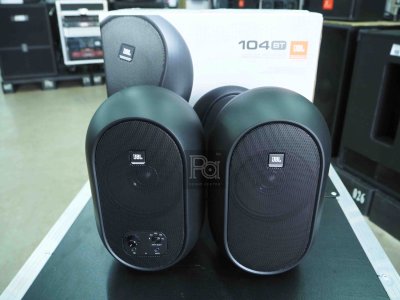 JBL 104B BTตู้ลำโพงมอนิเตอร์สตูดิโอ ขนาด 4.5 นิ้ว มีแอมป์ในตัว สีดำ Bluetooth