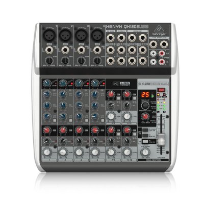 BEHRINGER QX-1202USB  มิกเซอร์อนาลอก 12 ชาแนล ปรีแอมป์ไมโครโฟน เฮดรูมสูงระดับตำนาน