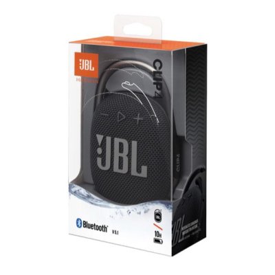 JBL CLIP 4 BLACK ลำโพงขนาดเล็ก Bluetooth สีดำ