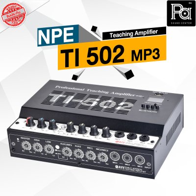 NPE TI 502 MP3 แอมป์ห้องเรียน 60W Teaching Amplifier USB/Bluetooth