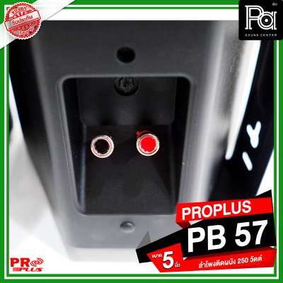 PROPLUS PB 57 ลำโพงติดผนัง ขนาด 5.25 นิ้ว 250 วัตต์