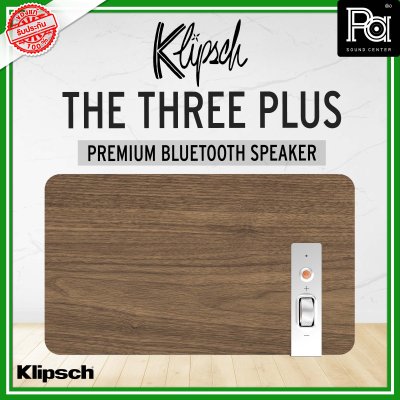 KLIPSCH THE THREE PLUS Walnut PREMIUM BLUETOOTH SPEAKER ลำโพงบลูทูธ