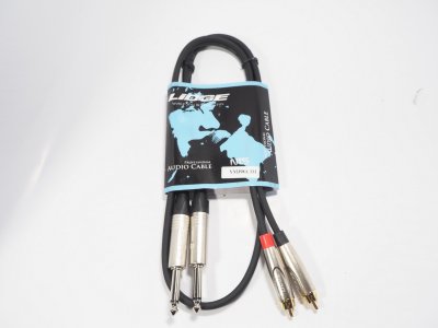 LIDGE YM-398A สายสัญญาณ PHONE2+RCA2 1M.