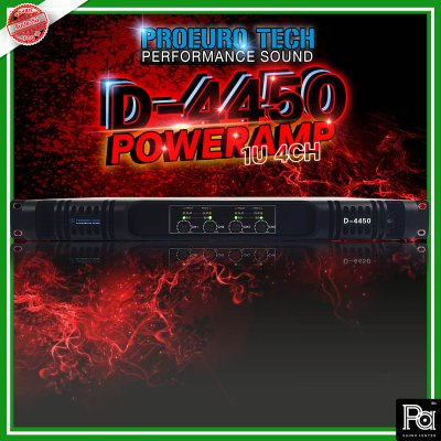 PROEURO TECH D-4450 POWER AMP