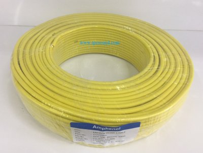 AMPHENOL APH-MIC-B022YL สายชีลด์สเตอริโอ2C 22AWG Yellow 100A