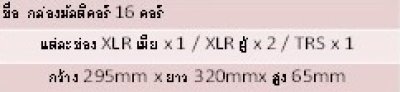 EB NEWTECH BOX MULTICORE 16 CORE กล่องสายมัลติคอร์ 16 คอร์