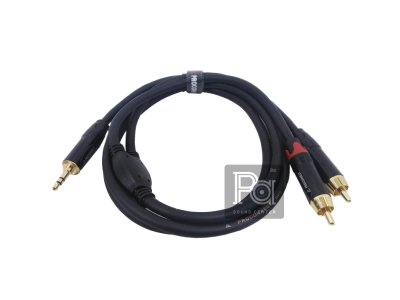PROCONNECT สายสัญญาณสำเร็จ RCA2+TRS MA 309 1.5 ม.