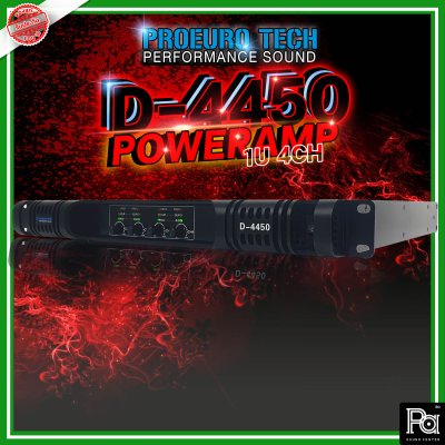 PROEURO TECH D-4450 POWER AMP