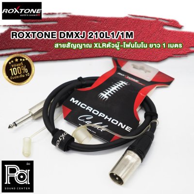 ROXTONE DMXJ250L1-1M สายสัญญาณ XLRตัวผู้-โฟนโมโน ยาว 1 เมตร