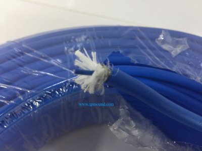 AMPHENOL APH-MIC-B022BL สายชีลด์สเตอริโอ 2C 22AWG Blue 100A