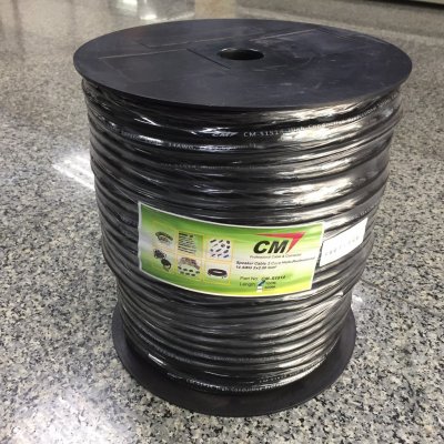 CM CM-S1514 สายลำโพง 2 คอร์  14AWG (2x2.5 mm.2) สีดำ CM CM-S1514 สายลำโพง 2 คอร์  14AWG (2x2.5 mm.2) สีดำ