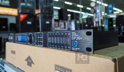 DB MARK DP 26+ PLUS ครอสโอเวอร์ ดิจิตอล 2 อินพุต 6 เอาท์พุต DIGITAL CROSSOVER Sampling Rate 96KHz