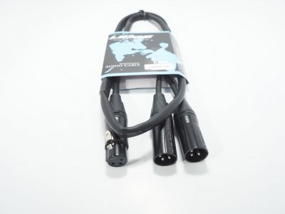 LIDGE YM 390E สายสำเร็จ XLRเมีย 1 +XLRผู้ 2 ยาว 1 ม.