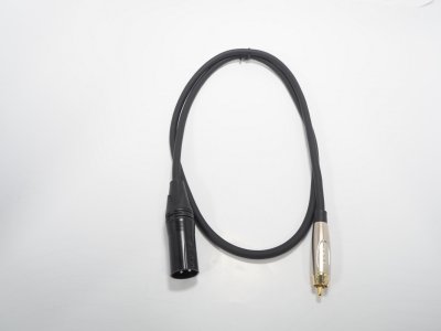 LIDGE YM-398D 1m. สายสัญญาณ RCA – XLR ตัวผู้ ยาว 1 ม.