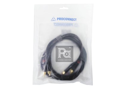 PROCONNECT สายสัญญาณสำเร็จ RCA2+RCA2 MA 207 1.5 ม.