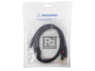 PROCONNECT สายสัญญาณสำเร็จ RCA2+TRS MA 309 1.5 ม.