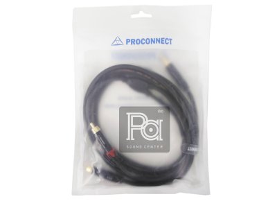 PROCONNECT สายสัญญาณสำเร็จ RCA2+TRS MA 309 3 ม.