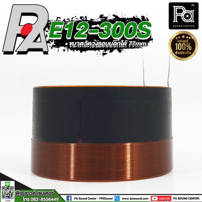 P.AUDIO E12-300S วอยซ์ดอกลำโพง 12 นิ้ว