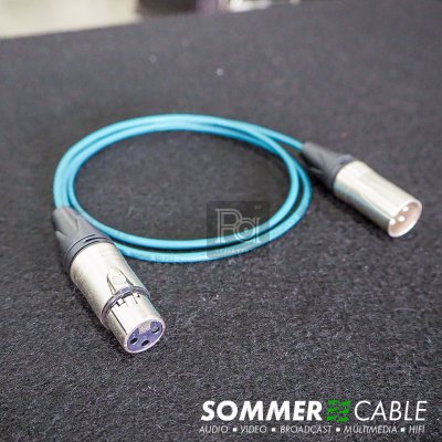 Sommer lsopod สีเขียว สาย XLR ผู้-เมีย Lidge YM001A + YM002A ยาว 1 เมตร