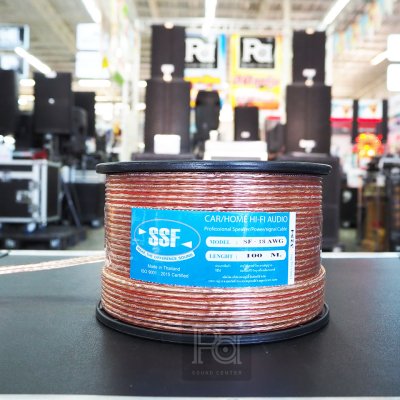 SSF สายลำโพงใส SF18 AWG ขนาด 2x1