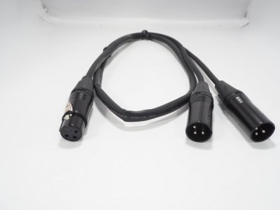 LIDGE YM 390E สายสำเร็จ XLRเมีย 1 +XLRผู้ 2 ยาว 1 ม.