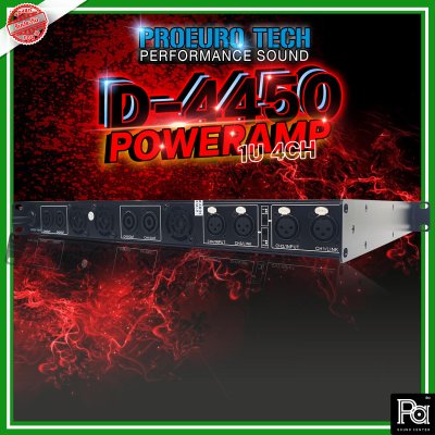 PROEURO TECH D-4450 POWER AMP