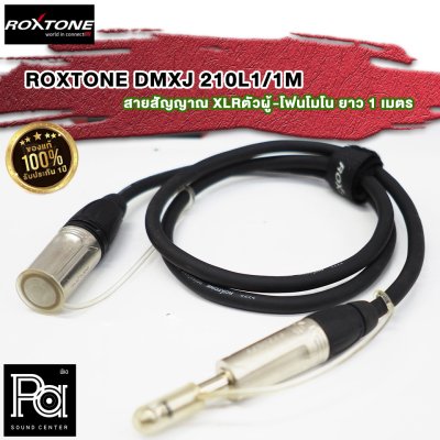 ROXTONE DMXJ250L1-1M สายสัญญาณ XLRตัวผู้-โฟนโมโน ยาว 1 เมตร