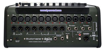 Studiomaster DigiLive-16 มิกเซอร์ดิจิตอล 16 ชาแนล พร้อมจอสัมผัสขนาด 7 นิ้ว Wi-Fi และ Bluetooth ในตัว