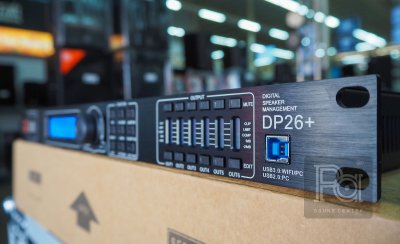 DB MARK DP 26+ PLUS ครอสโอเวอร์ ดิจิตอล 2 อินพุต 6 เอาท์พุต DIGITAL CROSSOVER Sampling Rate 96KHz