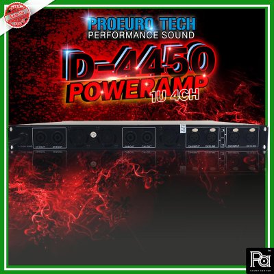 PROEURO TECH D-4450 POWER AMP