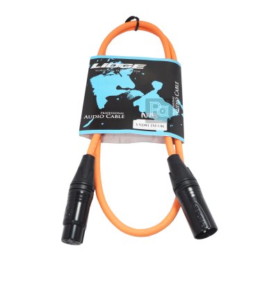 LIDGE YM-381A 1M สายสัญญาณ XLR ตัวผู้ – XLR ตัวเมีย ยาว 1 เมตร (มีให้เลือกสี)