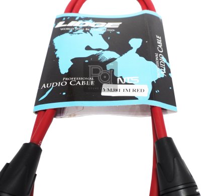 LIDGE YM-381A 1M สายสัญญาณ XLR ตัวผู้ – XLR ตัวเมีย ยาว 1 เมตร (มีให้เลือกสี)