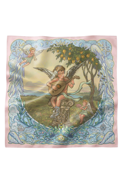 SOLSTICE Silk Satin Scarf