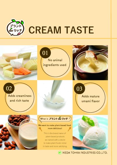 Cream taste