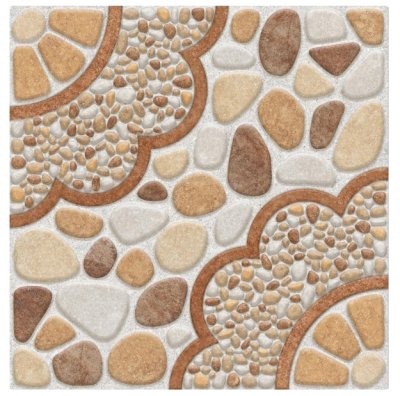 กระเบื้อง (40x40ซม.) หินแสนซนน้ำตาล A MARINE