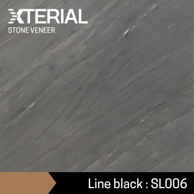 STONE VENEER : Line black