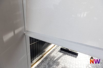 Exterior roller blinds