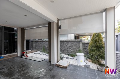 Exterior roller blinds