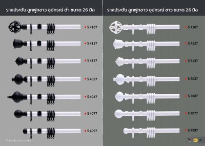 ตัวอย่างรางผ้าม่าน