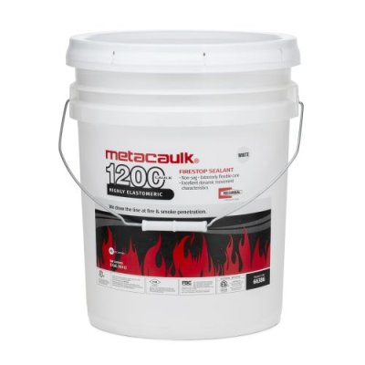 Metacaulk 1200, 5 .gal Caulk Grade, White