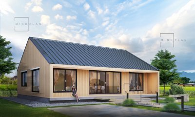 แบบบ้านMIND PLAN M-121  2 ห้องนอน 2 ห้องน้ำ แบบบ้านMIND PLAN M-121  2 ห้องนอน 2 ห้องน้ำ