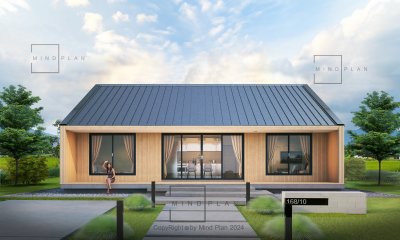 แบบบ้านMIND PLAN M-121  2 ห้องนอน 2 ห้องน้ำ แบบบ้านMIND PLAN M-121  2 ห้องนอน 2 ห้องน้ำ